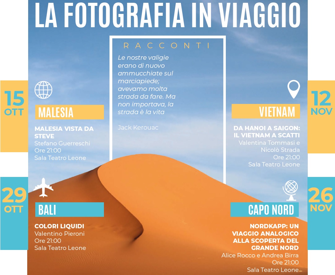 Locandina la fotografia in viaggio