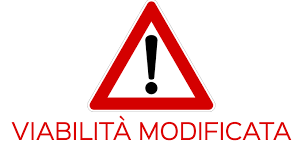 Cartello viabilità modificata