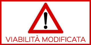 Cartello viabilità modificata